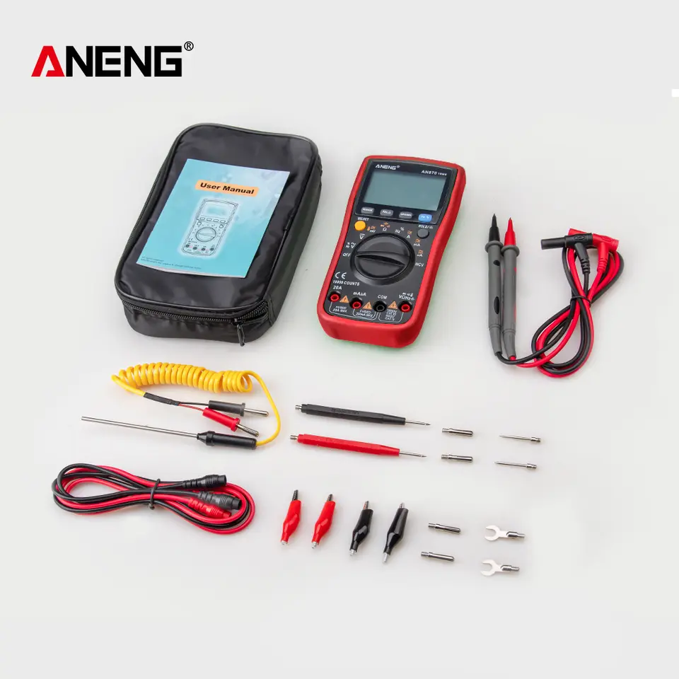 Digital Multimeter ANENG AN870 Profesional 19999 Counts True Rms AC/DC Voltage Current NCV Transistor Accurate Auto Range Tester image 8