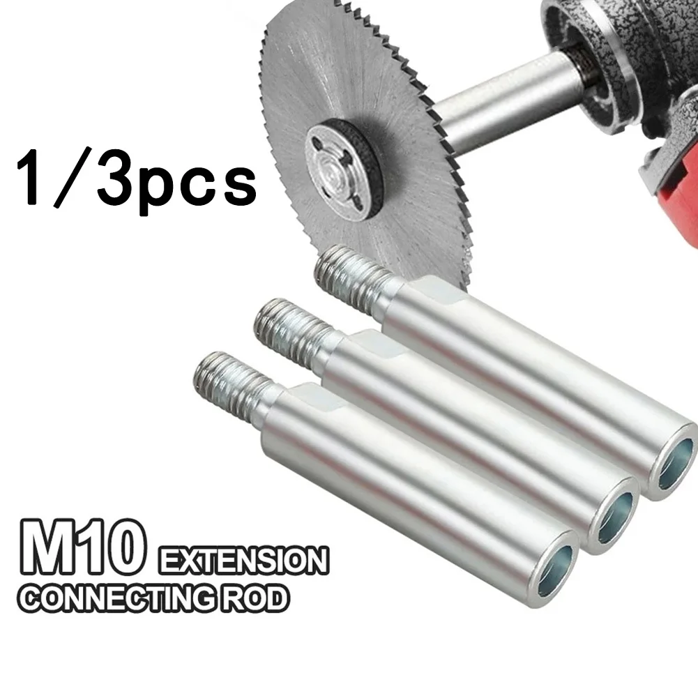 

1PC 80mm Angle Grinder Extension Connecting Rod M10 Thread Adapter Extension Shaft For 100 Type Angle Grinders/Polishers Tools