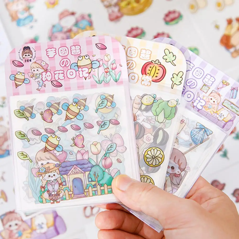 

20 шт., наклейки с мультяшным рисунком