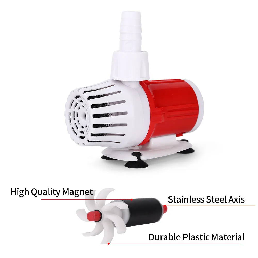 Silent Submersible Pump Fish Tank Side Suction Aquarium Water Pump Variable Frequency Water for Indoor Bedroom Living Room water pump aquarium water pump fish tank pump