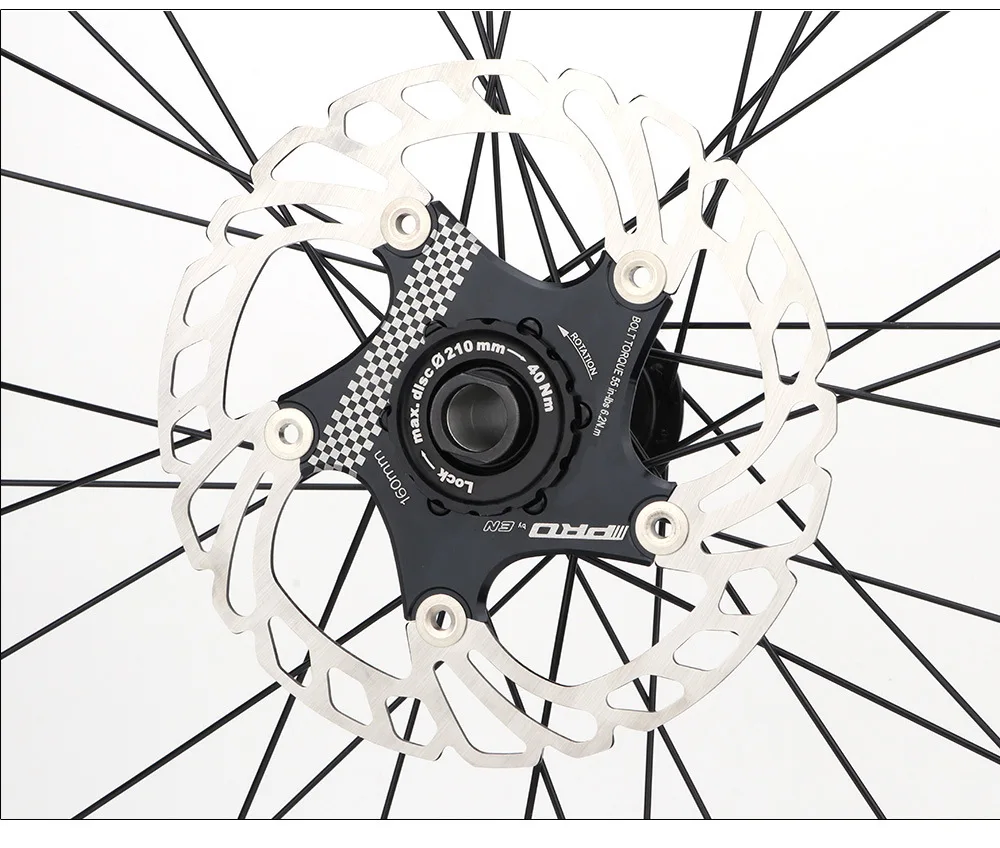 Fahrrad Centerlock Sicherungsring und Abstandshalter Fahrrad Center Lock Abdeckungsschlüssel für 6-Bolzen-Scheibenbremsscheibe Laufradsatz Nabe Aluminiumlegierung – Detail 3