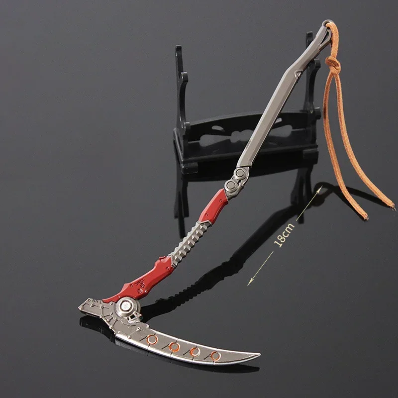 22cm Apex Legends Revenant Heirloom Dead Man's Curve Sickle Swords Model Peripherals Alloy Metal Model Keychain Gift Toys Kids 2