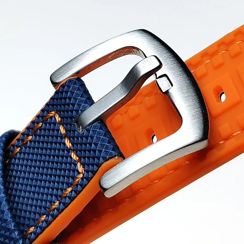 Universal Nylon Fiber Watch Strap - Versatile Rubber Wristband