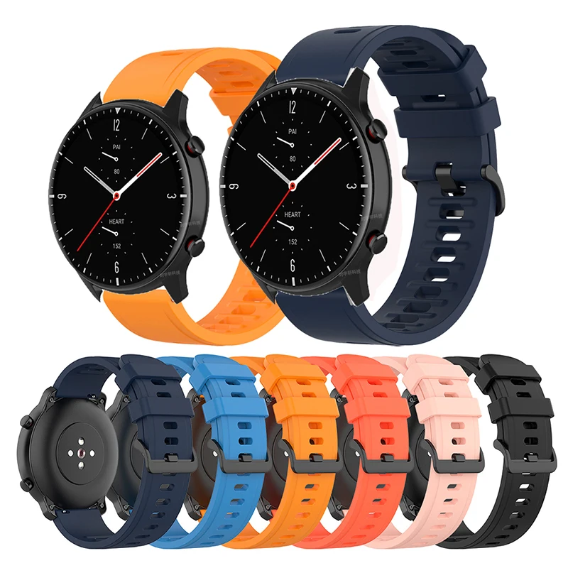 Cinturino 20Mm Per Cinturino Amazfit Bip S Cinturino In Silicone Per Xiaomi Huami Amazfit Gts 3 2 2E/Bip Lite/Gts2/Gtr 42Mm