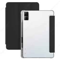 Enhanced Protective Trifold Stand Case for Tablets - 10.6 to 11 Inch (Black)
