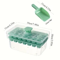 Ice Trays for Freezer with Lid & Bin, Ice Cube Tray Making 68 pcs Ice Cubes, Easy Press to Release Ice 6