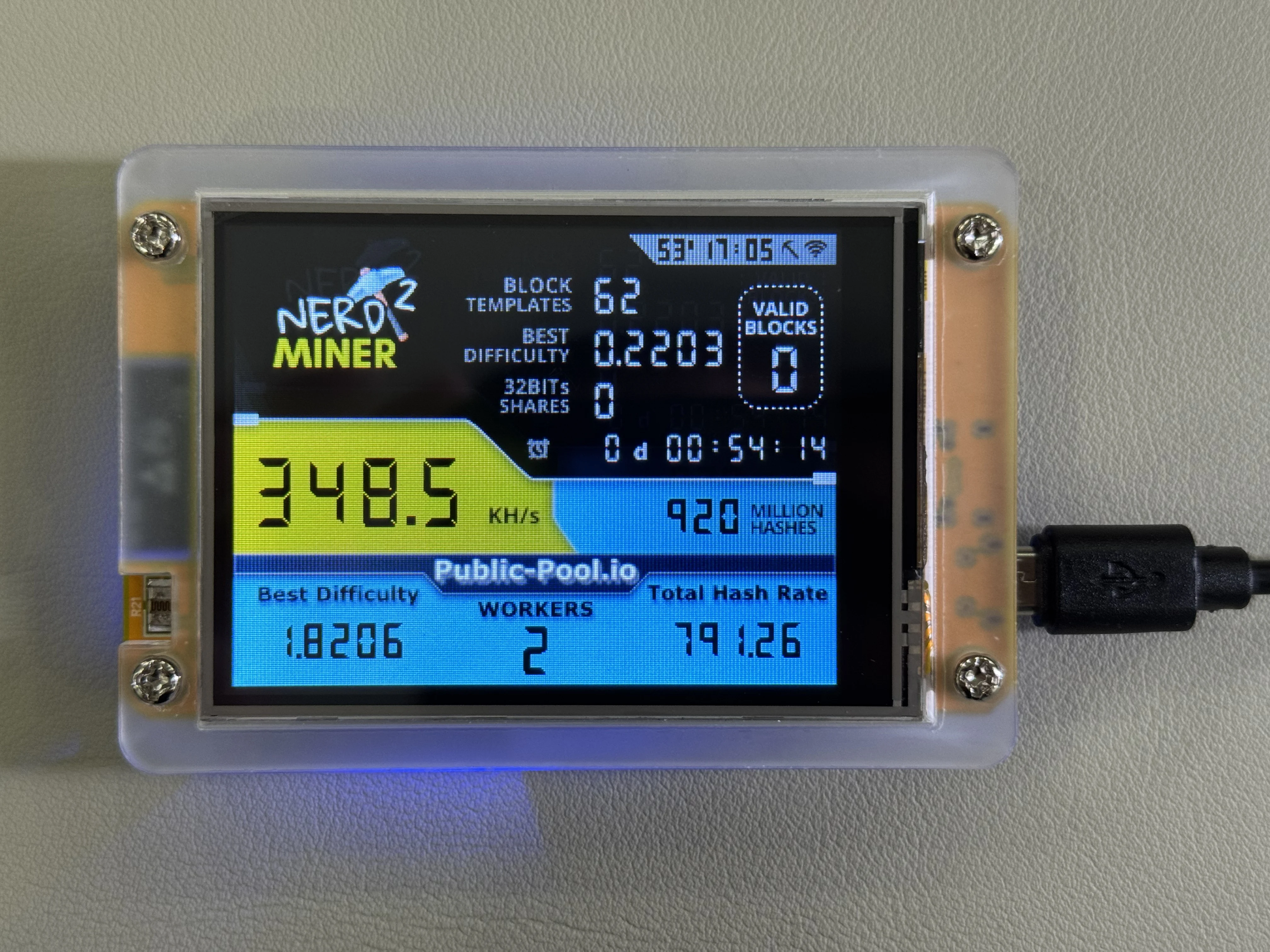 2026 NerdMiner V2 solo miner Bitcoin Mining Device – Minerador de BTC BSV  354K | Silent Crypto ASIC Miner with 2.4G WiFi - AliExpress