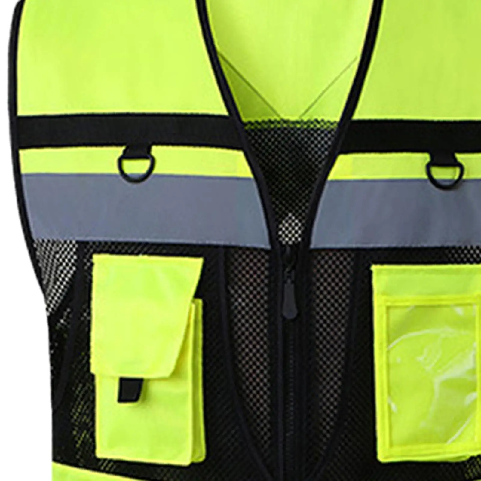 Reflective Vest with Pockets Comfortable for Parking Attendants L reflective safety vest
