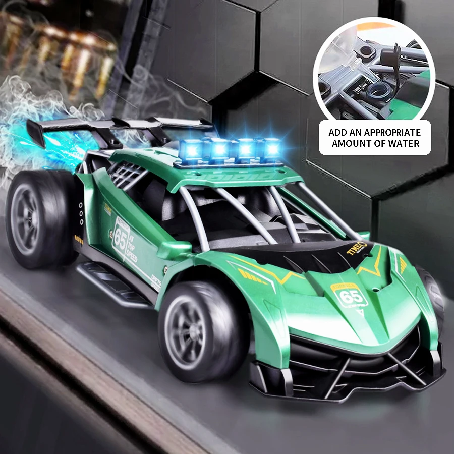 remote control spray car Cool light Music simulation sports
