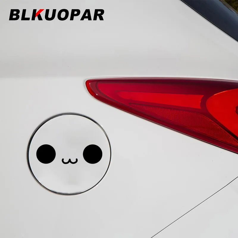 

Милые автомобильные наклейки BLKUOPAR с силуэтом круглых глаз, забавные водонепроницаемые наклейки, личные аксессуары для ноутбука и автомобиля