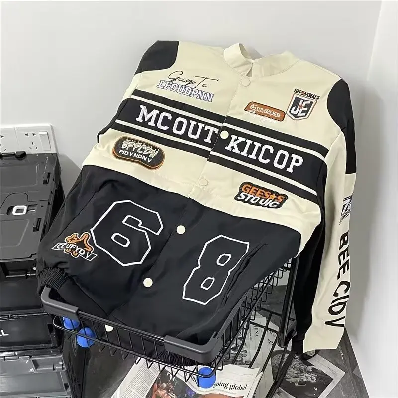 メンズ取り外し可能なモーターサイクルジャケット,カラフルで