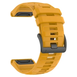 Premium QuickFit Watch Strap, 22 - 26mm Adjustable Band, Durable and Stylish Design - QuickFit 22mm (Official Orange)