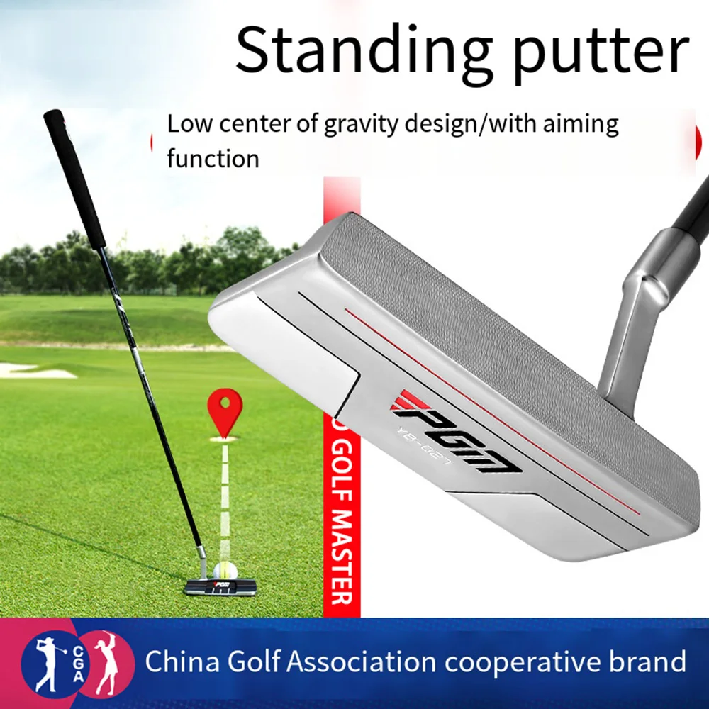 

PGM Golf Putter Standing Low Center of Gravity Is Stable Stainless Steel Shaft Men's Putter with Aiming Line TUG055