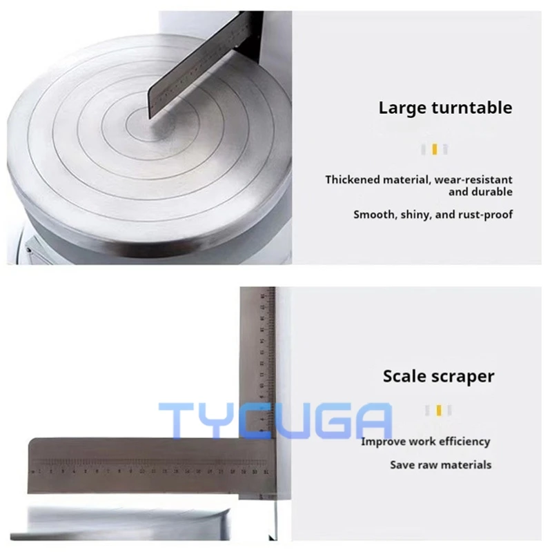 Commercial Electric Cake Spread Machine Round Bread Cream Decoration Spreader Coating Filling Machine Home Appliance 110V/220V - Image 3