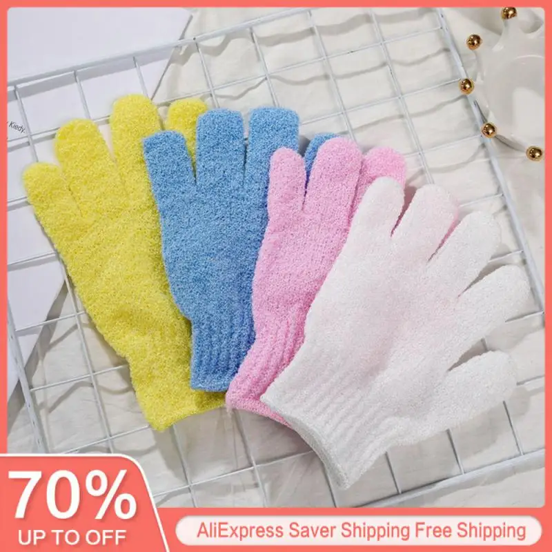 

1PCS Bath For Peeling Exfoliating Gloves Mitt Shower Scrub Gloves Massage For Body Scrub Sponge Wash Skin Moisturizing SPA
