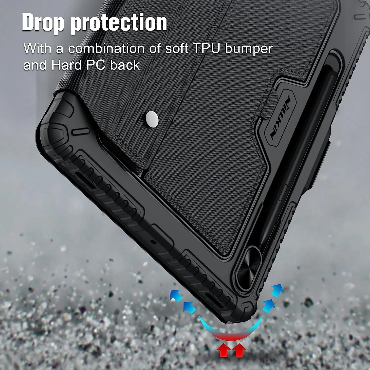 Nillkin-capa de Teclado Backlight Mágico para Samsung Galaxy Tab s9 Smart Cover Bluetooth s8 Plus Tab s7 Plus - Imagem 6