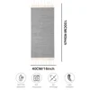 YEUZLICOTTON Turkish Polyester Cotton Thickened Plain Color Tassel Beach Towel 100% Cotton Diamond Lattice hand Towel 2024 2