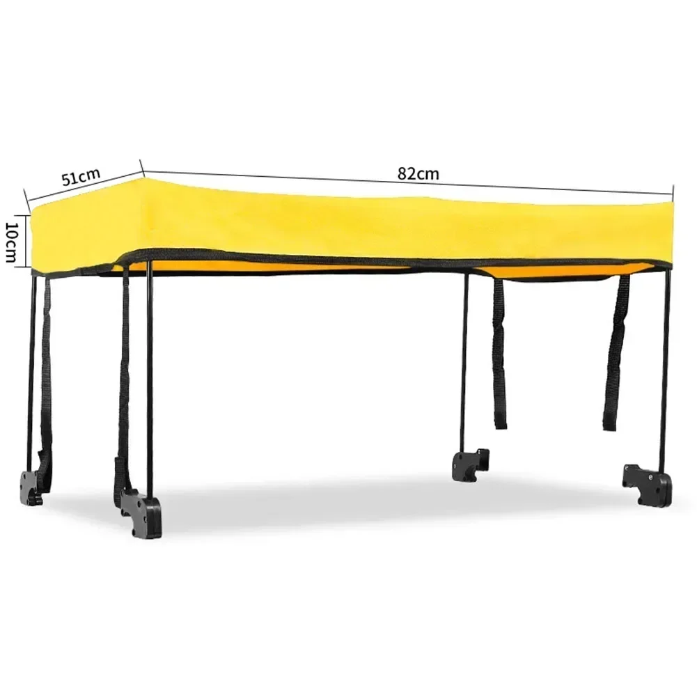 Removable Awning Canopy For Camping Wagon Cart Garden Wagon Attachment Sun Shade Cover Trolley Cart Oxford Cloth Canopy