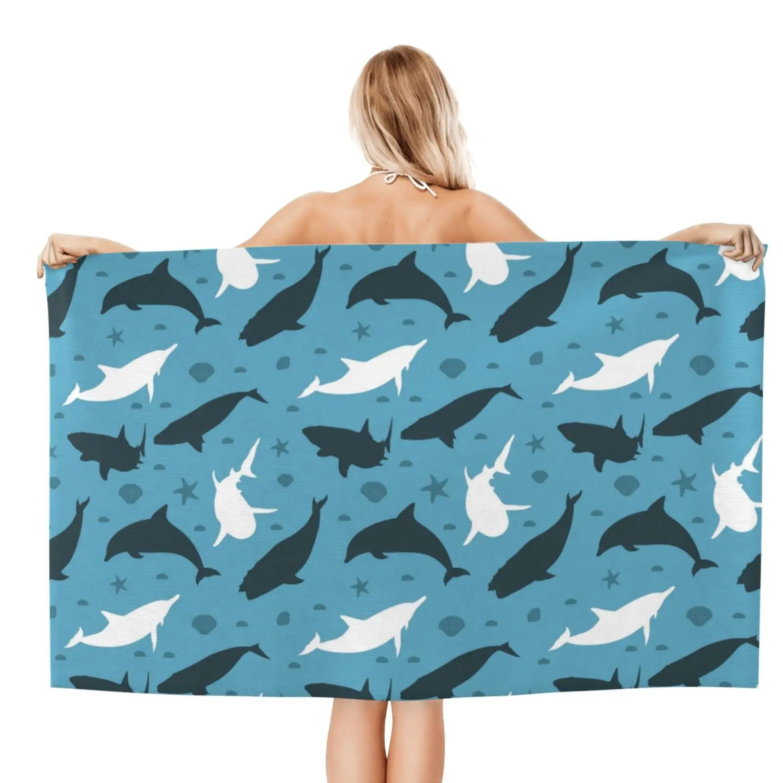 

Microfiber Beach Towels for Adults Sand Free Travel Towel Large Fast Drying Lightweight Oversized Bath Towels