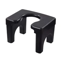 Squatting Toilet Stool Chair Non Slip Thick Household Widen Panel Sturdy Rounded Edge Easy to Wash Potty Chairs for Bathroom 1