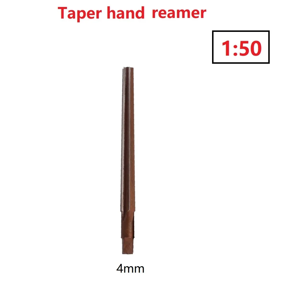 HSS Hand Reamer Machine Cutting Tools 1:50 Conical Degree Sharp Manual Pin CNC hand reamer hss reamer steel reamer tools 1Pc 3-10mm