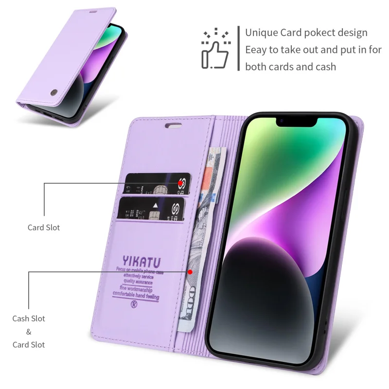 Magnetic Leather Wallet Flip Phone Case Cover