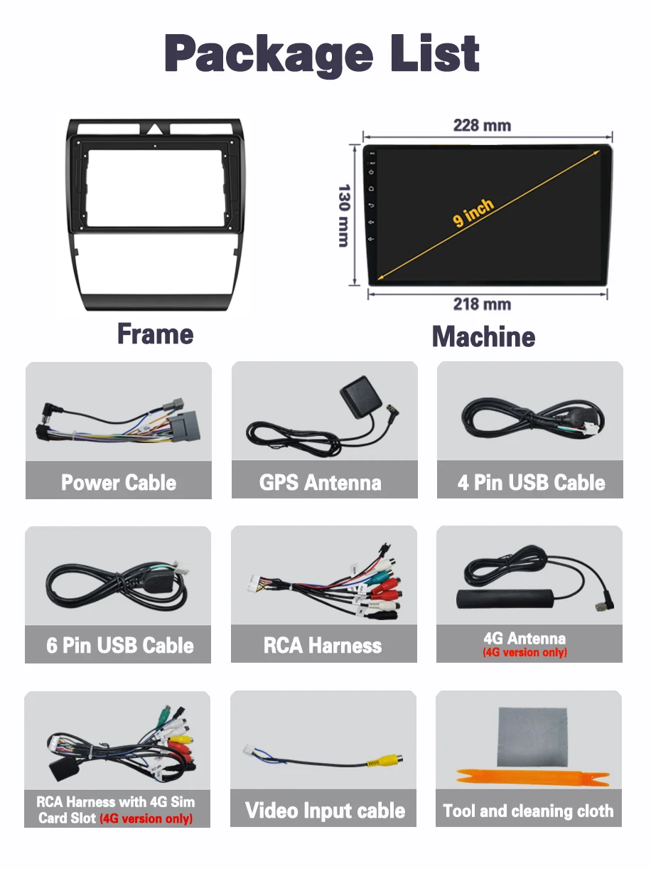 Car Multimedia Player Car Radio Wireless Carplay Android For Audi A6 C5 1997-2004 S6 2 1999-2004 RS6 1 2002-2006 Multimedia Video Player Auto