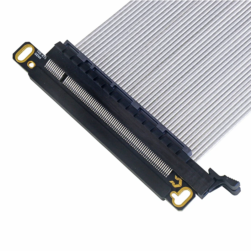 Fio Branco da Extensão do Cabo do Riser de Pcie3.0 X16 dos Peixes Metálicos para o Chassi da Estrutura de Itx a4 Mini Estojo Compacto - Imagem 5