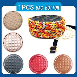 Round Bag Bottom  DIY Handmade Bag Accessory For Knitting Handbag Women Shoulder Crossbody Crochet Bag Shaper Pad PU Base