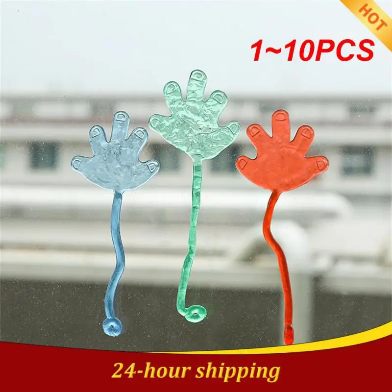 

1~10PCS Sticky Palm Bright Colors Elastic Stretch Funny Creative Classic Games Tricky Toys Random Color Strong Stickiness