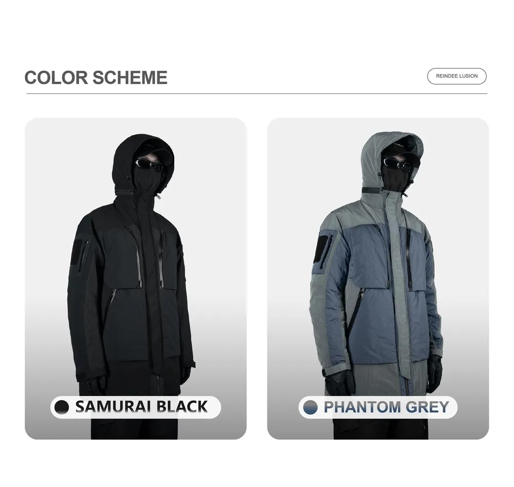 Reindee Lusion 24aw Insulated jacket primaloft gold cold and water resistant multipocket techwear gorpcore