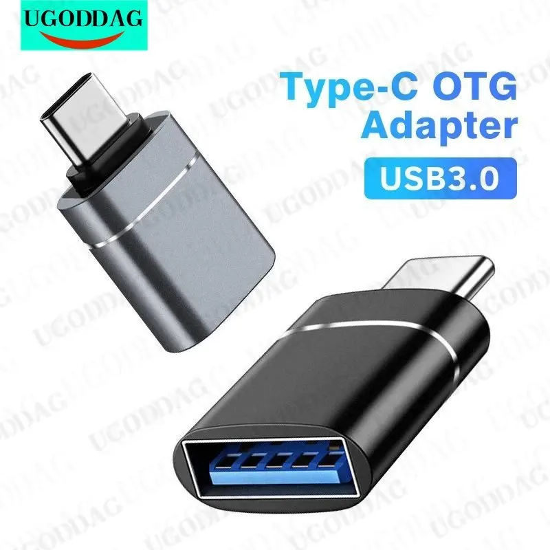 Type C To USB 3.0 OTG Adapter USB C Male To Female Converter For Macbook Air Pro Samsung S21 Xiaomi Huawei Mouse OTG Plug type c usb adapter
