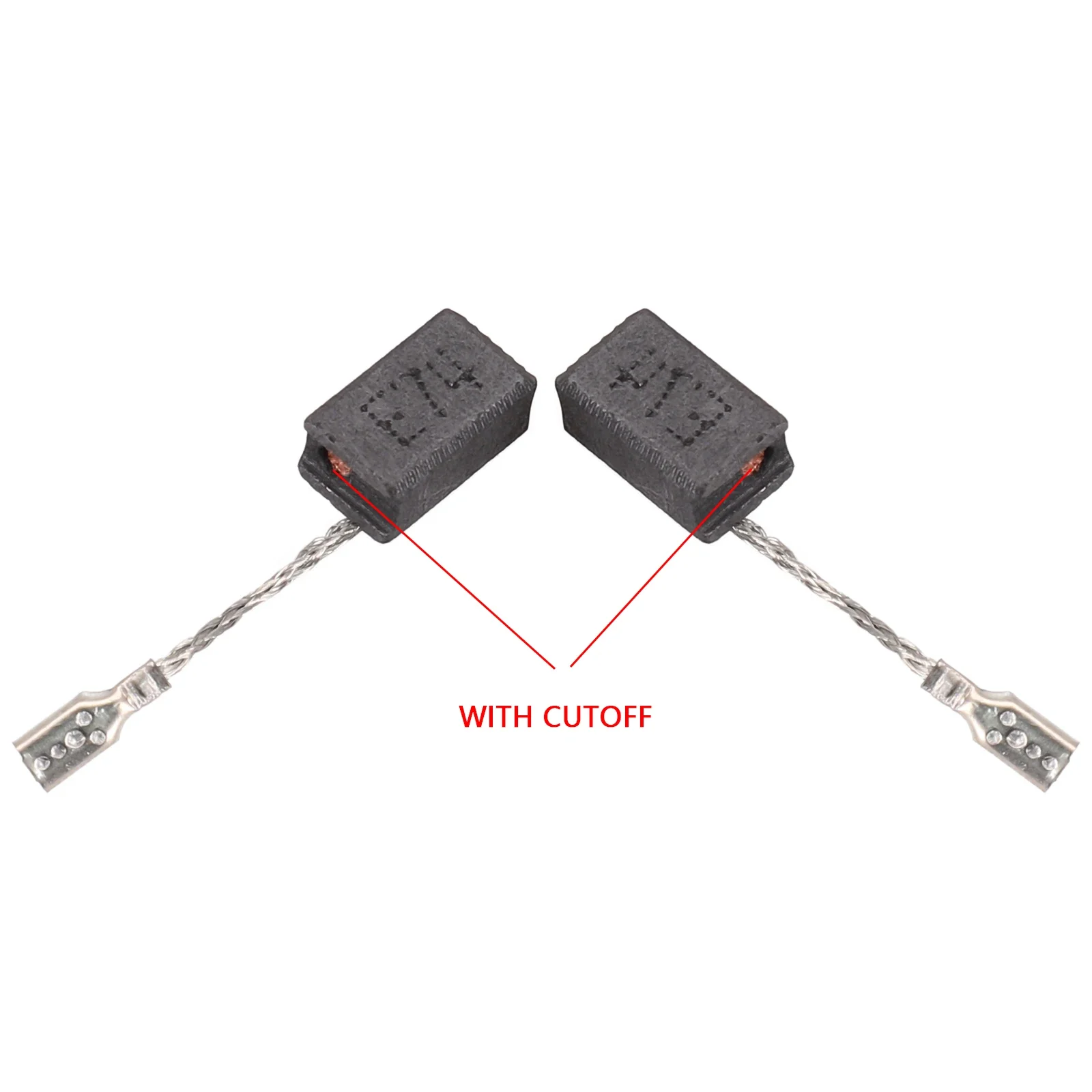 

4 шт., карбоновые щетки для Bosch 6,5x8x13 мм, GWS 7-100/GWS 7-115 E/GWS 7-125