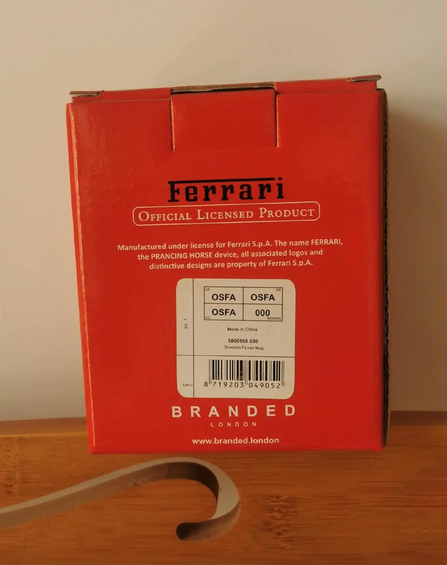 Ferrari 花瓶 赤 陶器 S3f54e553acad4fbe83d977a8d1b12