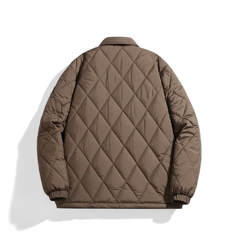 2023 Japanese Warm Loose Thickened Puffer Fish Jacket Men's Casual Warm Winter Cotton-padded Jacket Men's Clothing  Mens Jacket