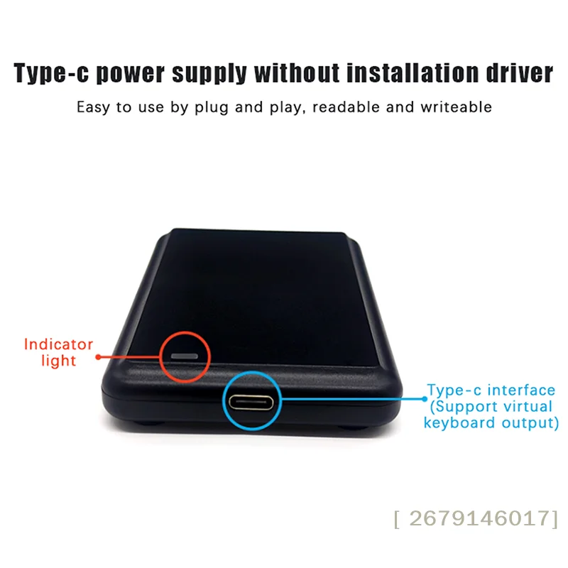 【YY26】USB UHF 태그 리더 ISO18000-6C 860-960mhz 드라이버가 필요 없는 읽기/쓰기 HID-USB 가상 COM 출력 조정 가능