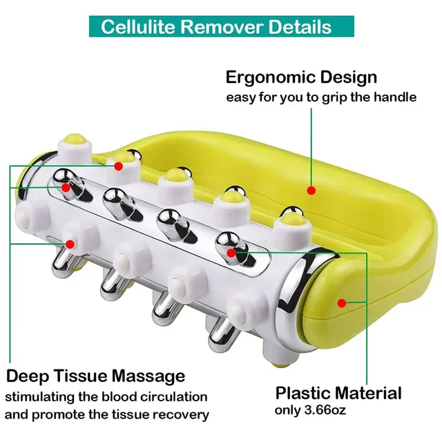 Cellulite Massager Fascia Release and Muscle Massage Roller Mini Trigger Point Deep Tissue Myofascial Release Tool Body Massager 2