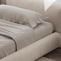 Lit de rangement au Design moderne, rouleau souple, luxueux lit sur pied en bois, Simple, Double Camarotes Para dortoir, meubles de chambre à coucher 5