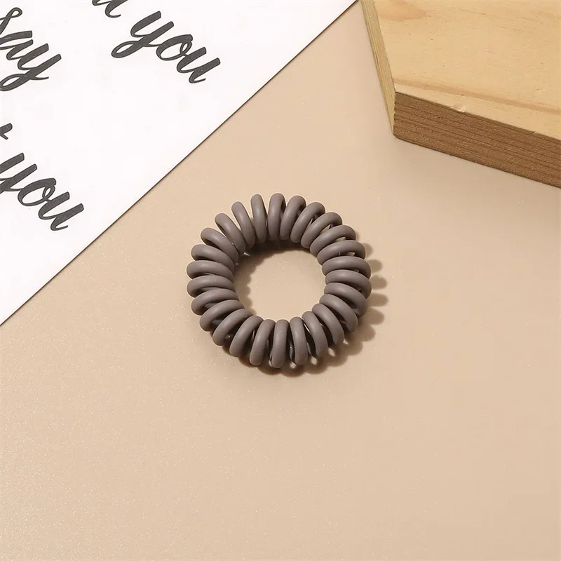 3-Pack Spiral Hair Ties - High Elasticity Bands