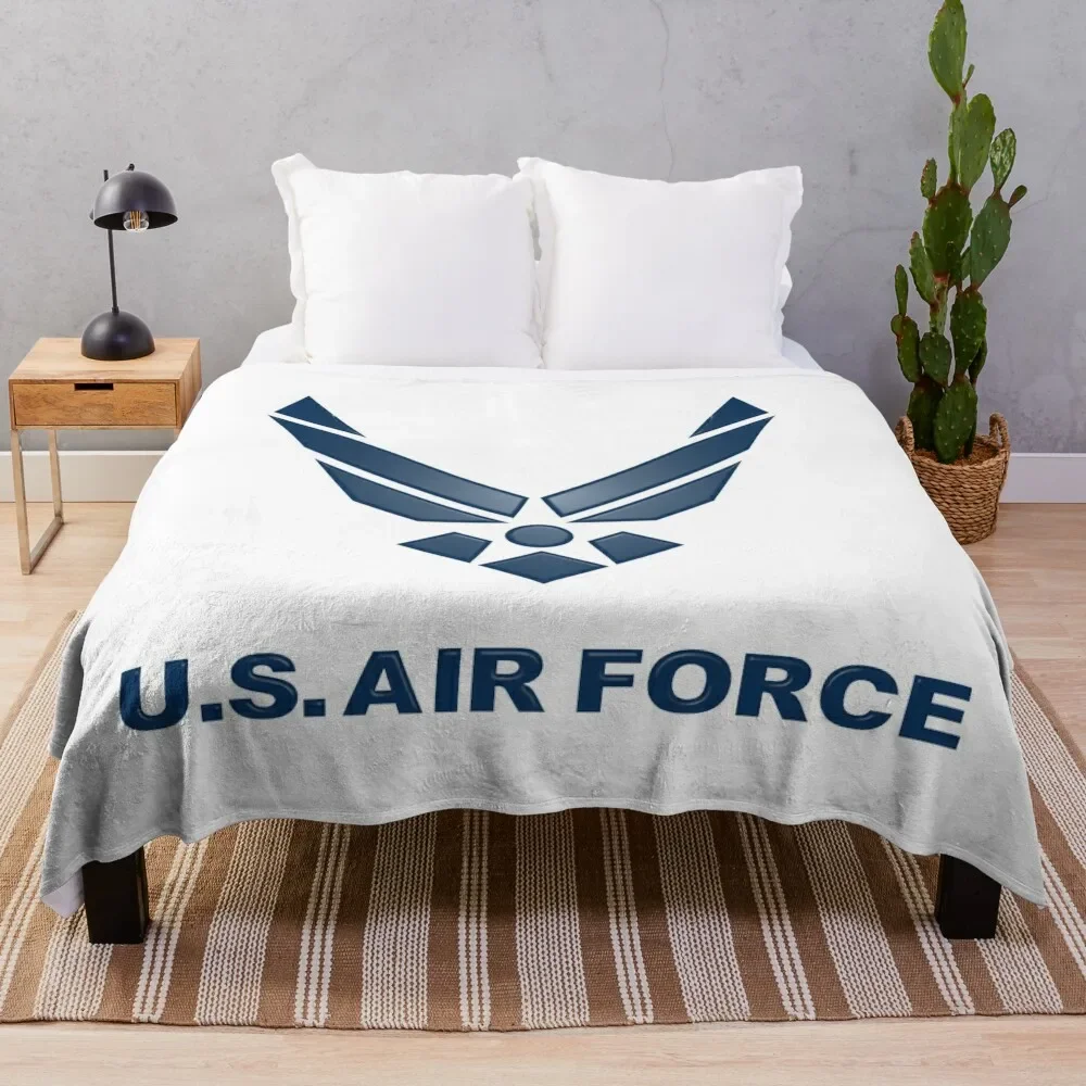 

U.S. Air Force Symbol Throw Blanket blankets for winter sofa bed Blankets For Bed