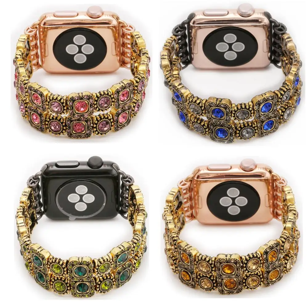 

Luxury Diamond Strap for Apple Watch Ultra 49mm 8 7 45mm 41mm 38mm 42mm 40mm 44mm Metal Suitable Bracelet for iWatch 6 5 4 3 SE