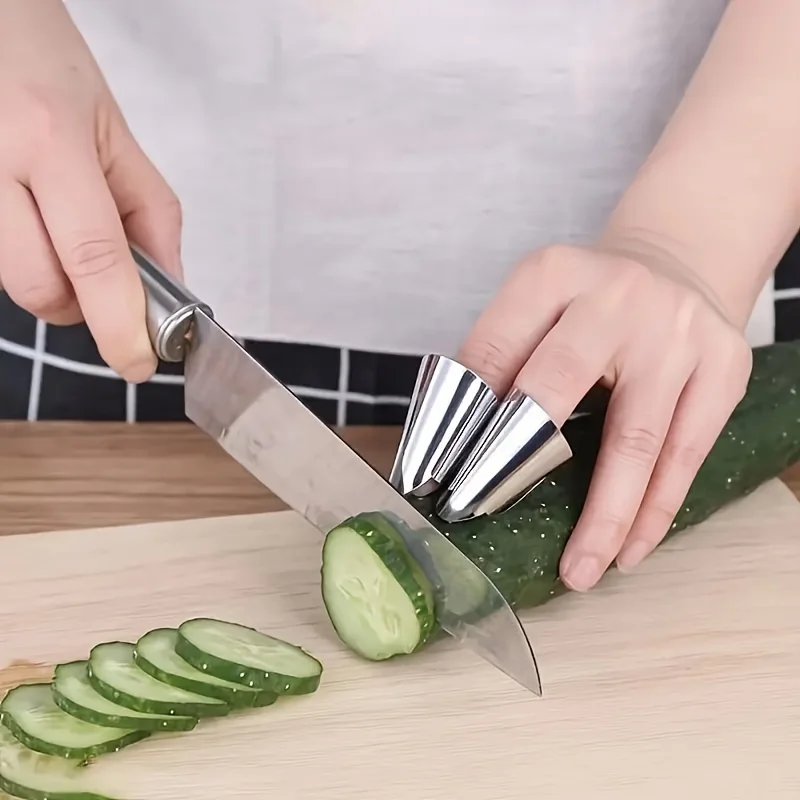 1/2pcs, Planting Supplies & Tools Set: Peeling Armor, Finger Picking Device,Vegetable Cutter,Hand Guard,Iron Nail Sheller Garden