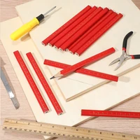 1-150Pcs Woodworking Pencils Heavy Duty Octagonal Hard Black Carpenter Pencils Site Dedicated Square Marking Wood Concrete 5