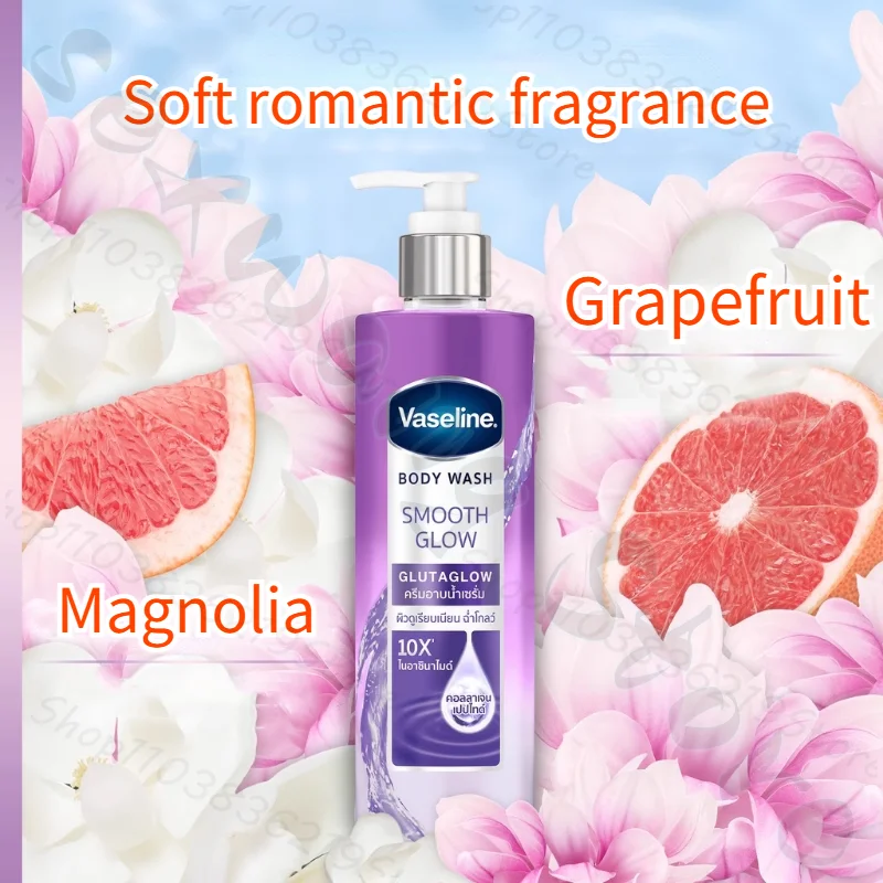 Vaseline 10X Glutamate Body Soap Moisturizing and Tender Body Soap Brightening Skin Care 425ml
