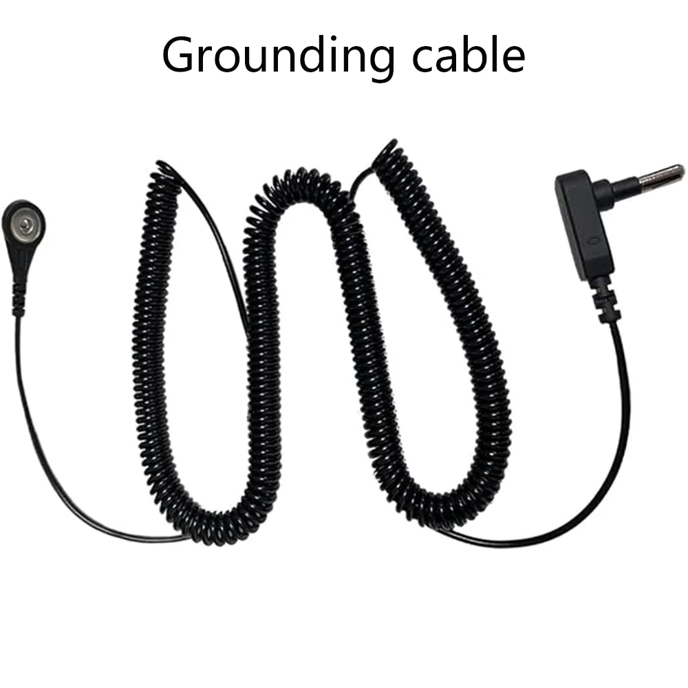Black Wire 15FT Grounding Cable Earth Connector US Standard Grounding Interface Suitable for Pillowcases Bedding Foot Mats