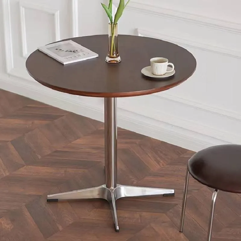 Centre Livingroom Coffee Table Modern Designer Tea Wooden Round Coffee Table Mesinha Para Sala Mid Century Modern Furniture