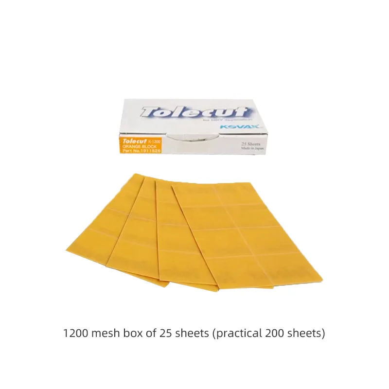 KOVAX Car Paint Surface Fine Polishing Sandpaper Block Open 8 Points Grinding Block for Removing Dust Points Auto Body Work sandpaper set polish sand paper sandpaper tools