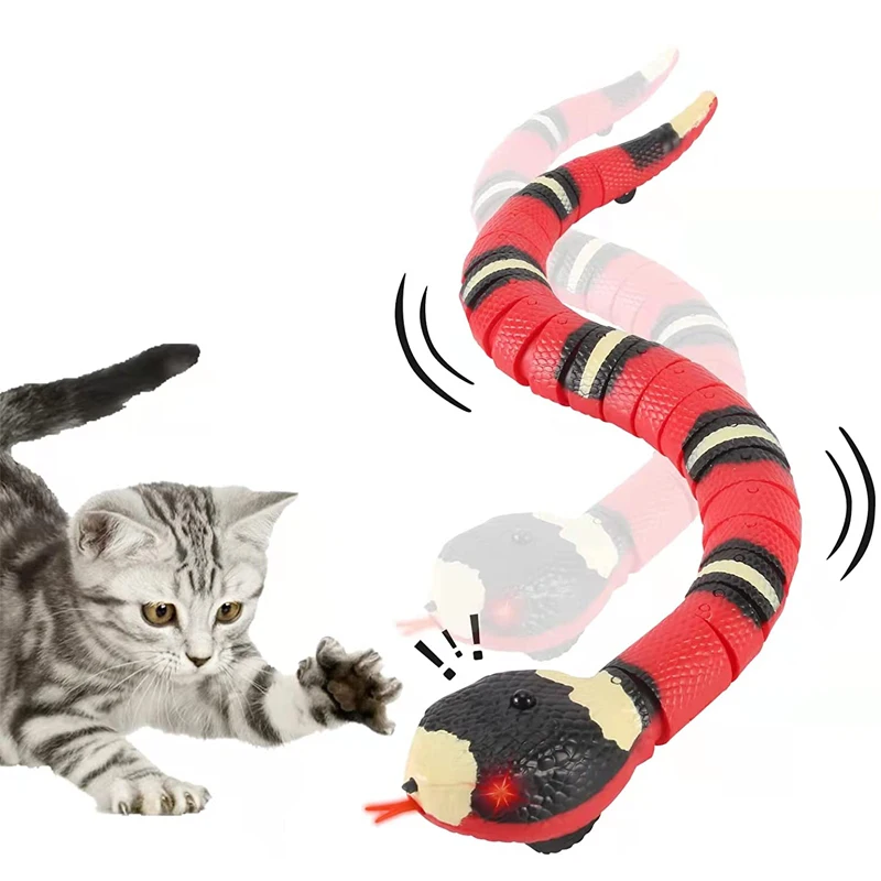 Inteligente Sensing Cobra Animal De Estimação Brinquedo Automático  Eletrônico Cobra Gato Teasering Jogar Usb Recarregável Gatinho Brinquedos  Para Gatos Cães Pet - Animais De Controle Remoto - AliExpress