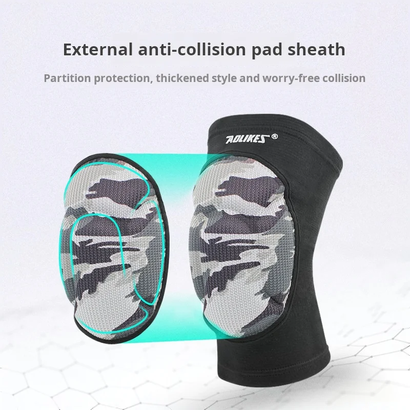 1PCS Sports Knee Pads, Thickened Anti-Collision Sponge, Anti-Slip Knee Pads, Dance Kneeling Knee Pads, Anti-Collision Knee Pads