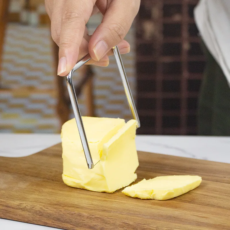 Stainless Steel Foie Gras Cutting Convenient Cheese Cheese Slicer Outdoor Multipurpose Butter Cheese Shaver Divider